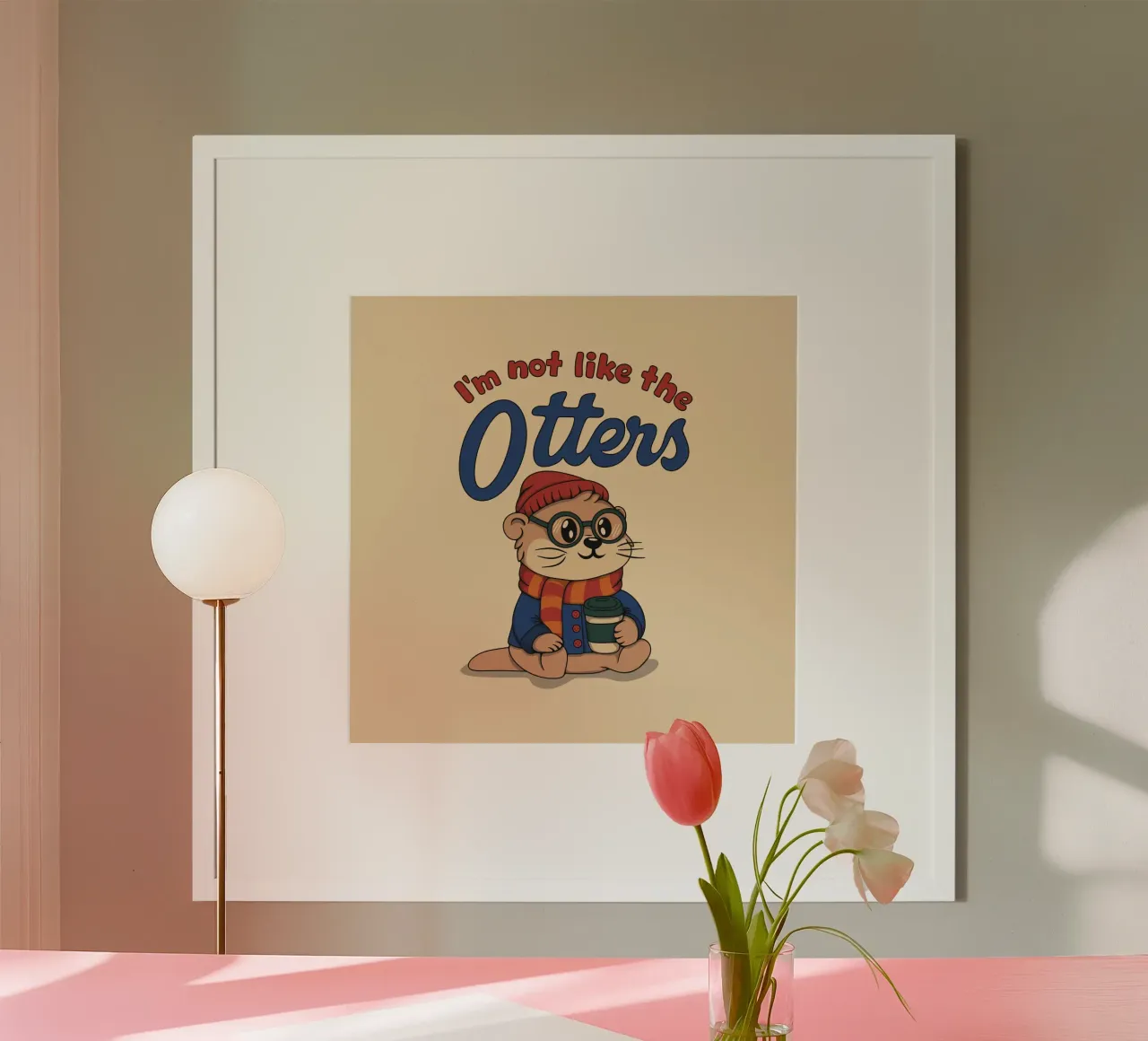 Ich bin nicht wie die Otter Poster von Loobs