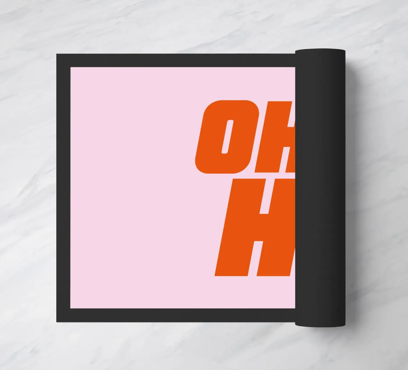 Oh Hi doormat by Katja Stehle Design