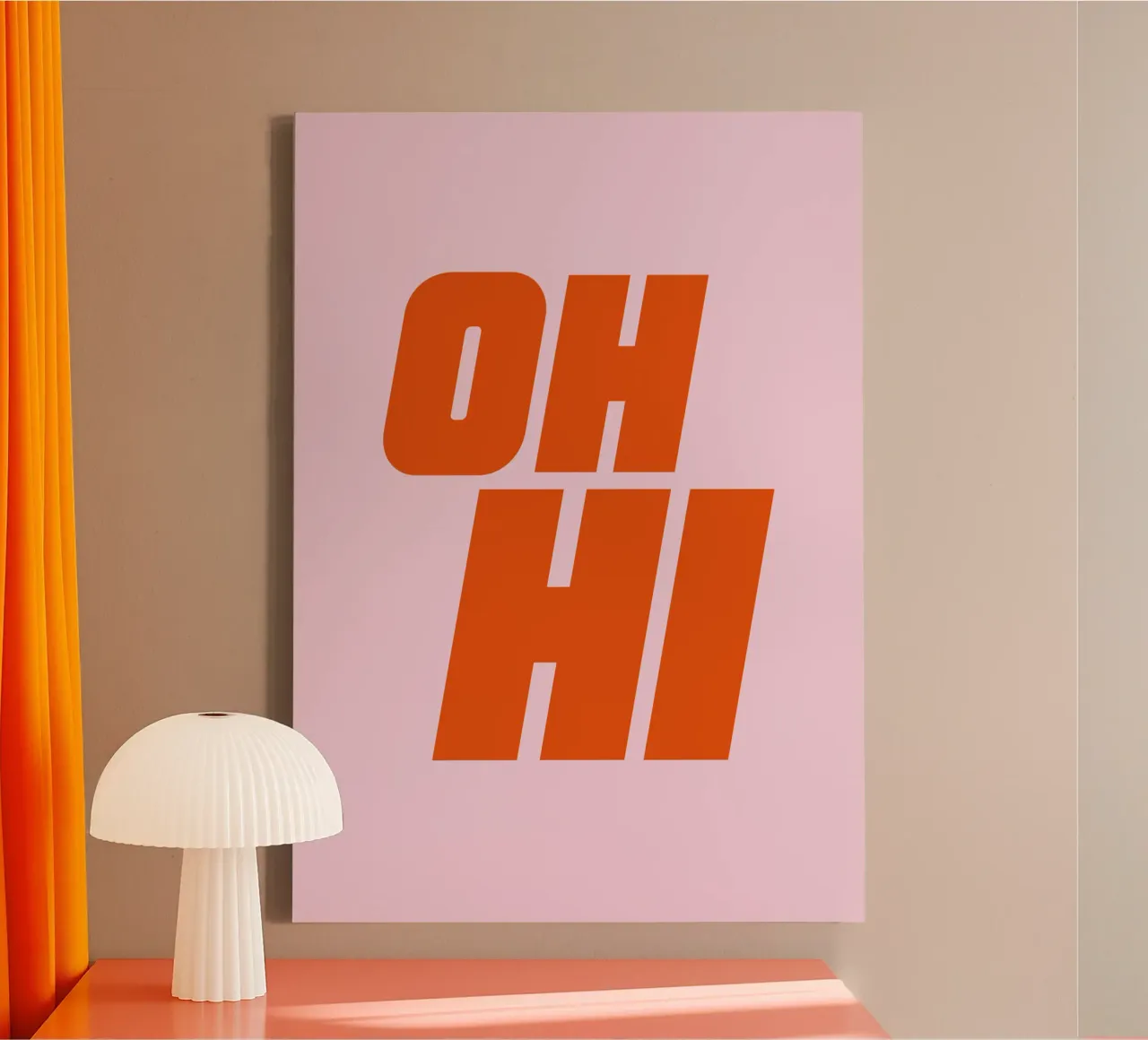 Ciao tela con Cornice a cassetta da Katja Stehle Design