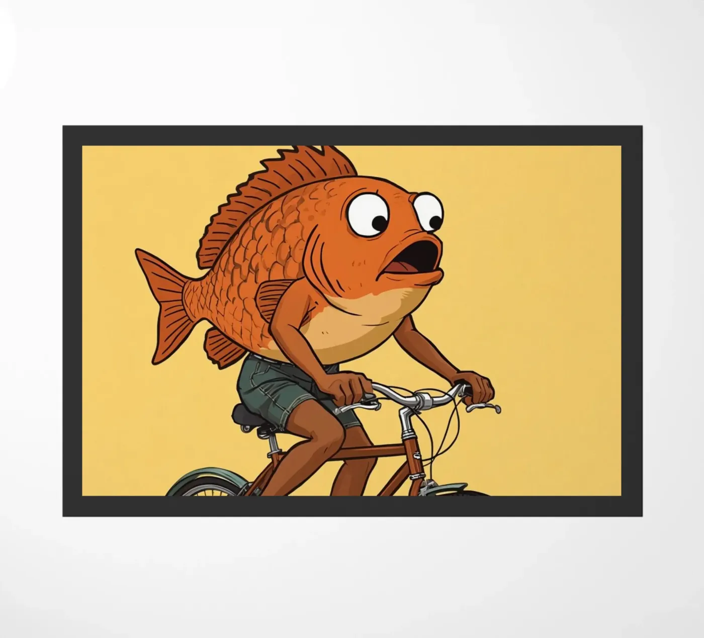 Cycle fish paillasson de DesignDoodle