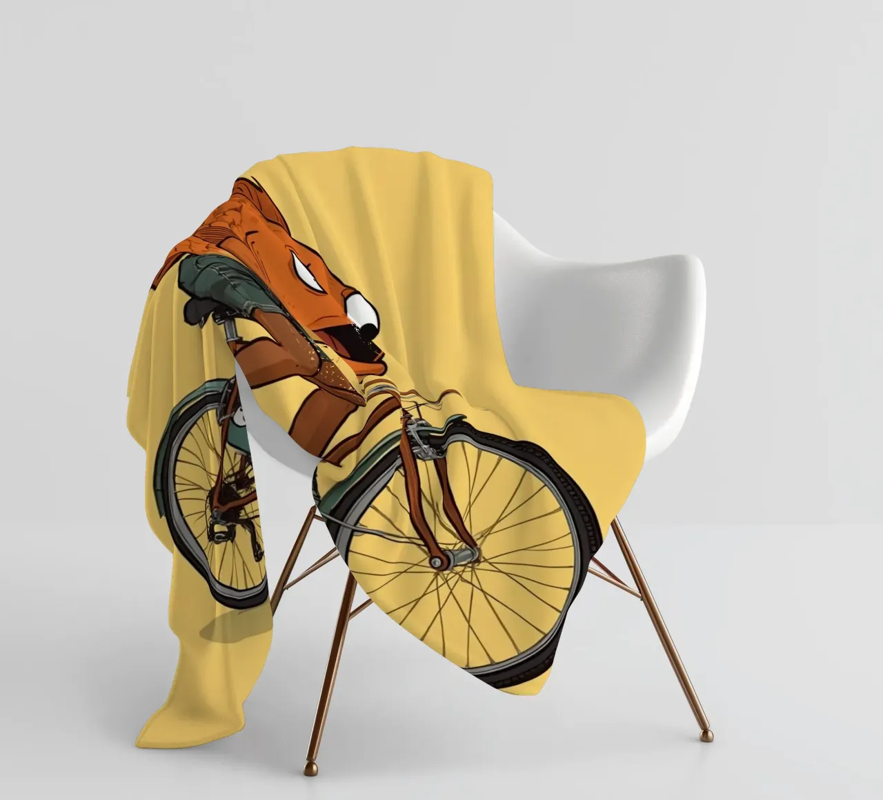 Kringloopvissen fleecedeken van DesignDoodle