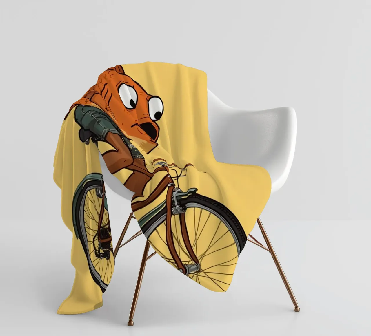 Kringloopvissen fleecedeken van DesignDoodle