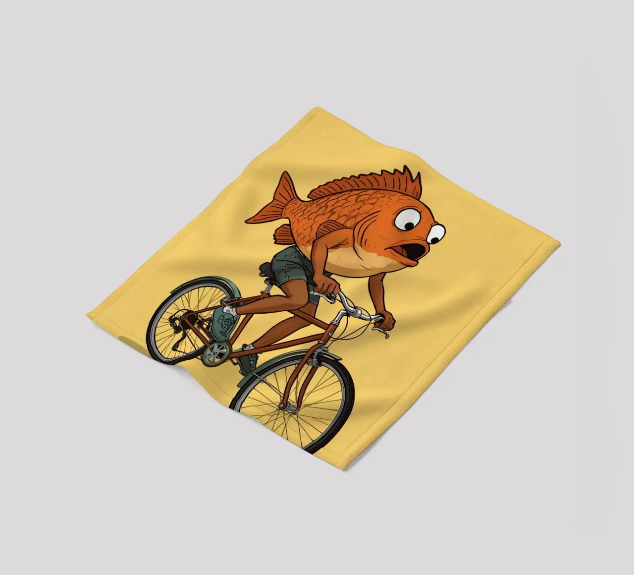 Kringloopvissen fleecedeken van DesignDoodle