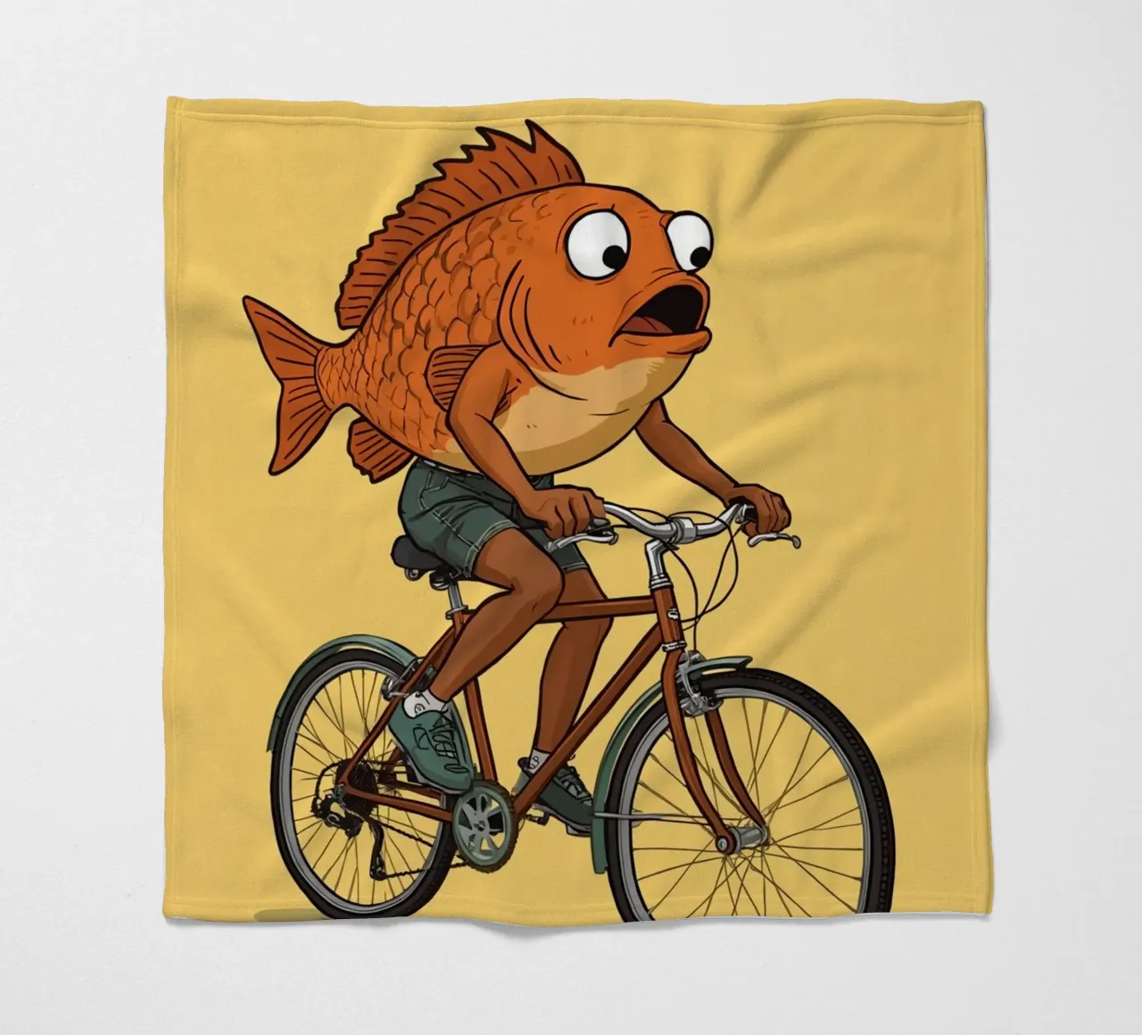 Kringloopvissen fleecedeken van DesignDoodle