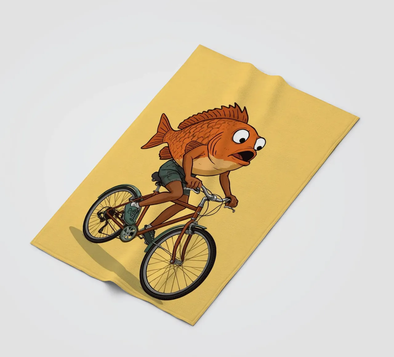 Kringloopvissen fleecedeken van DesignDoodle