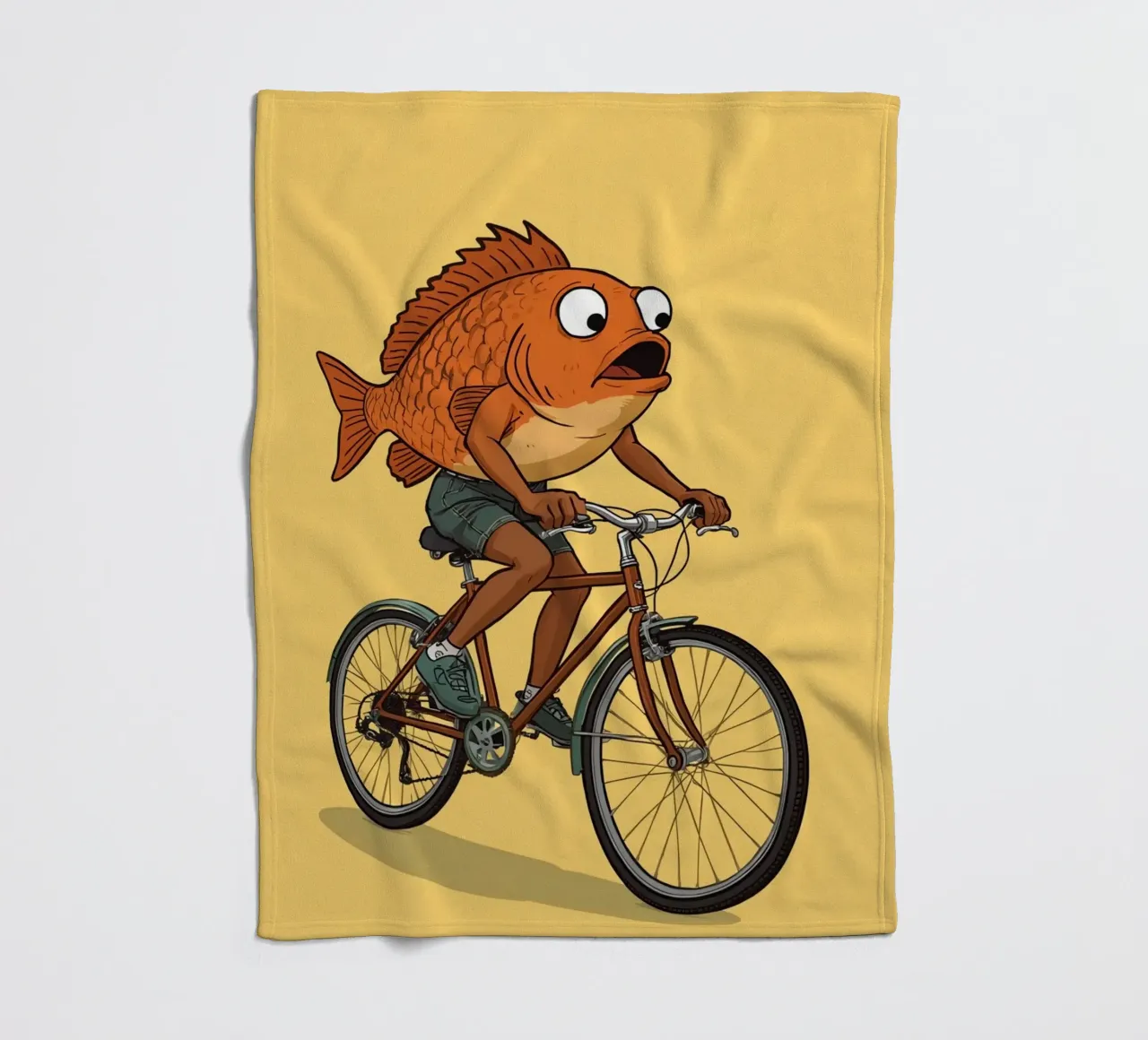 Kringloopvissen fleecedeken van DesignDoodle