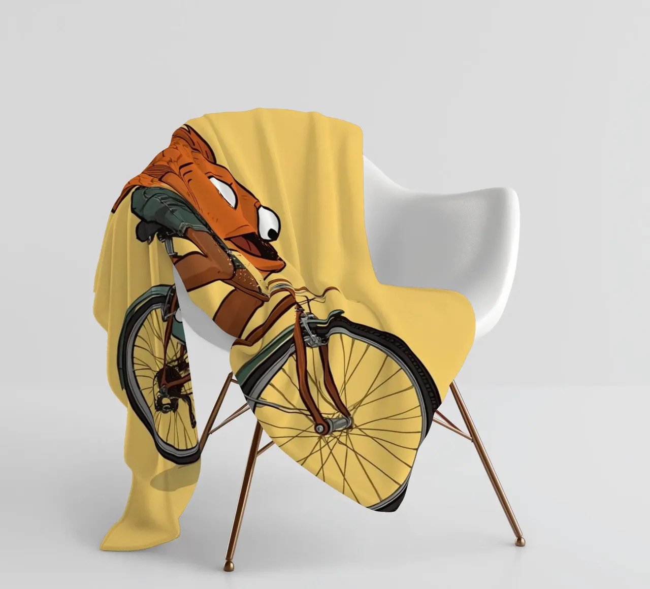 Kringloopvissen fleecedeken van DesignDoodle