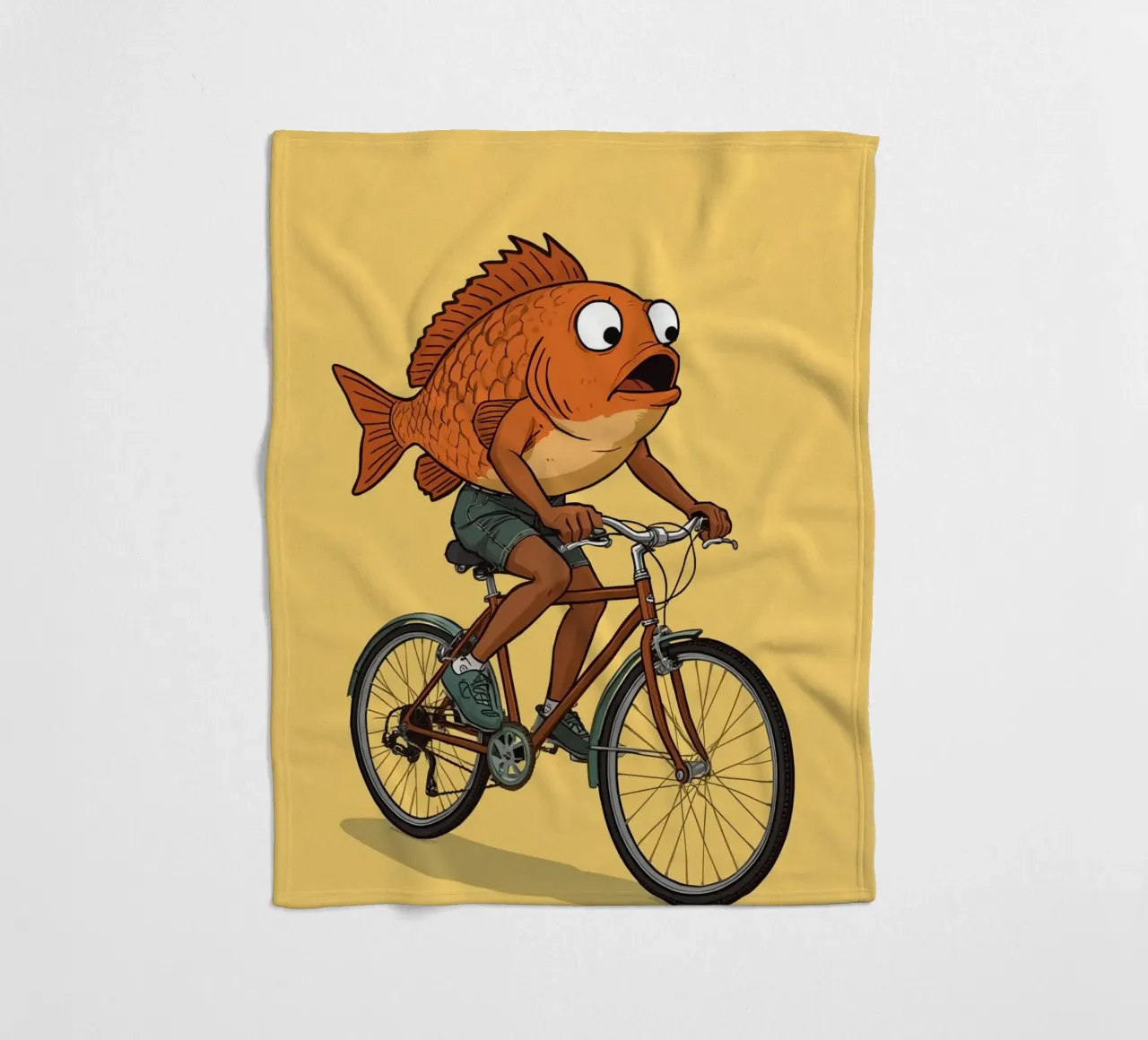 Kringloopvissen fleecedeken van DesignDoodle