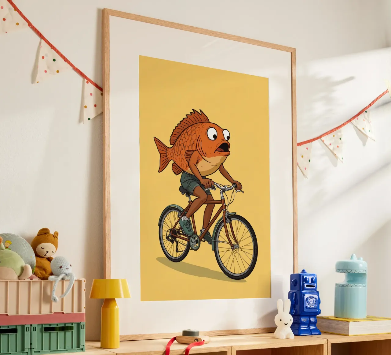 Pesce da ciclo poster da DesignDoodle