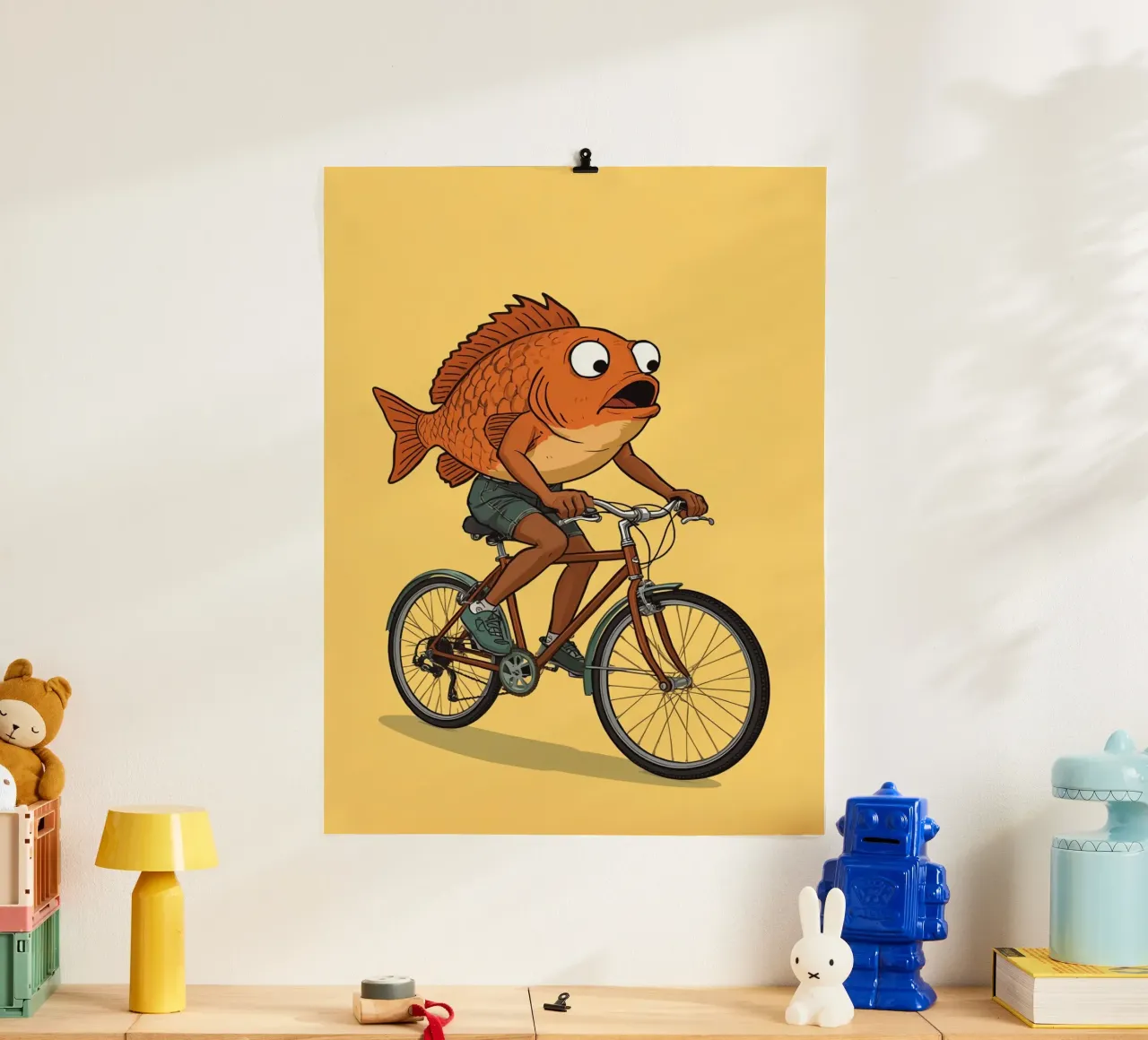 Pesce da ciclo poster da DesignDoodle