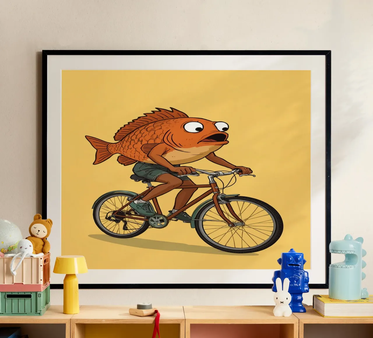 Pesce da ciclo poster da DesignDoodle