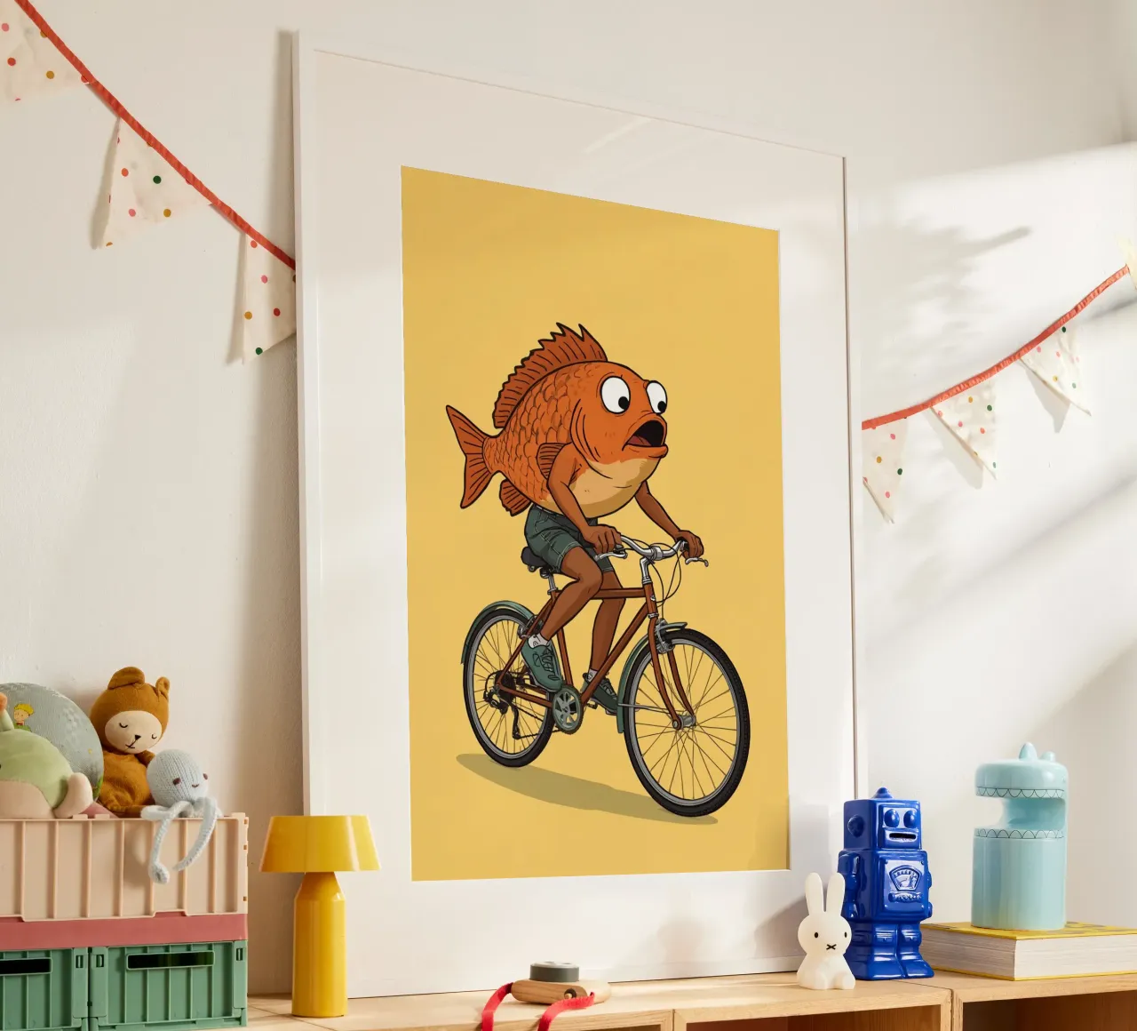 Pesce da ciclo poster da DesignDoodle