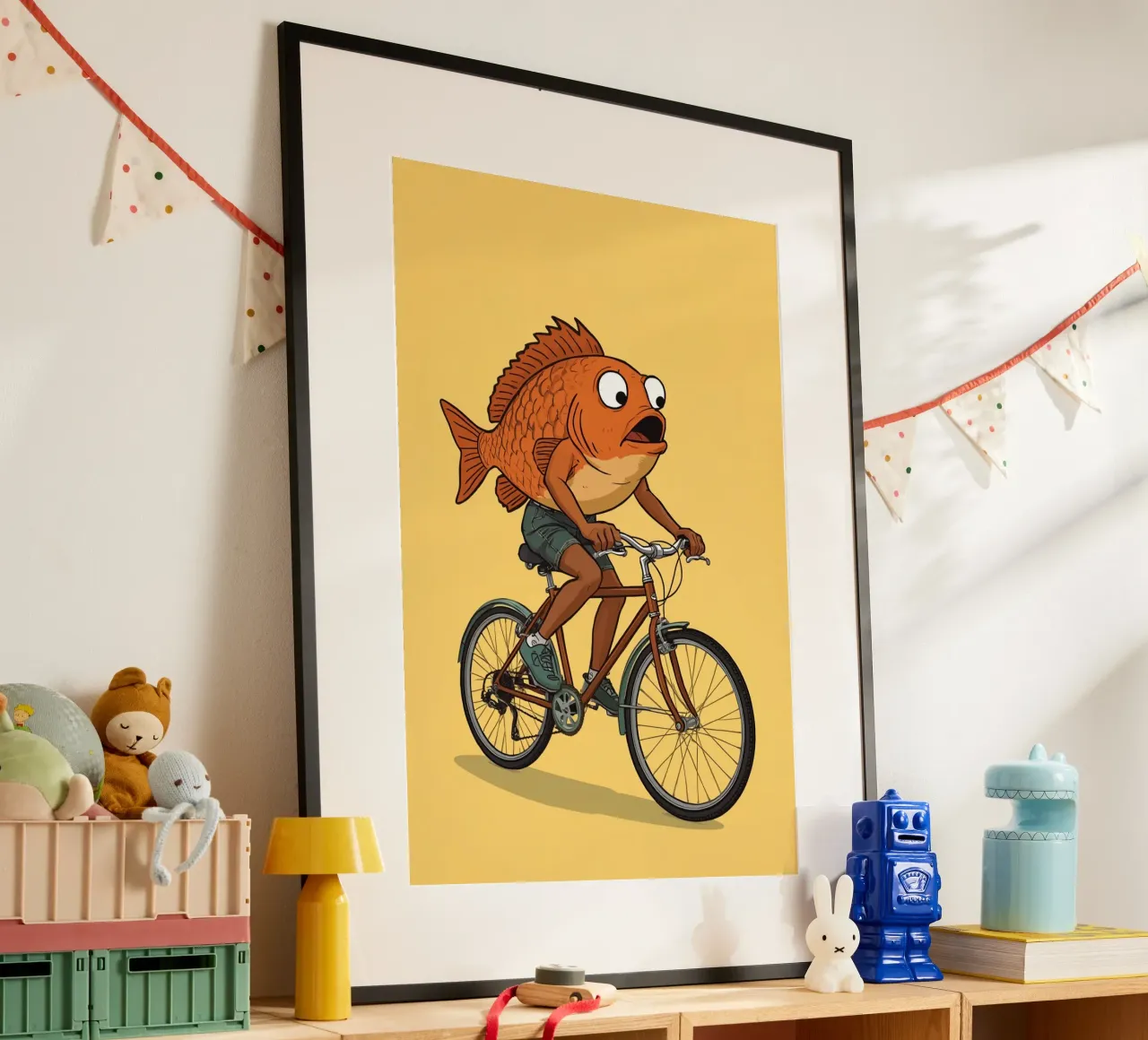 Pesce da ciclo poster da DesignDoodle