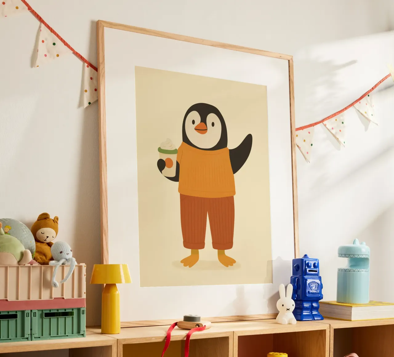Il pinguino poster da kokoprint