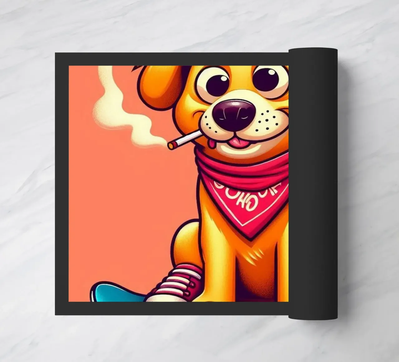 Cane su skateboard zerbino da BenCoStyle