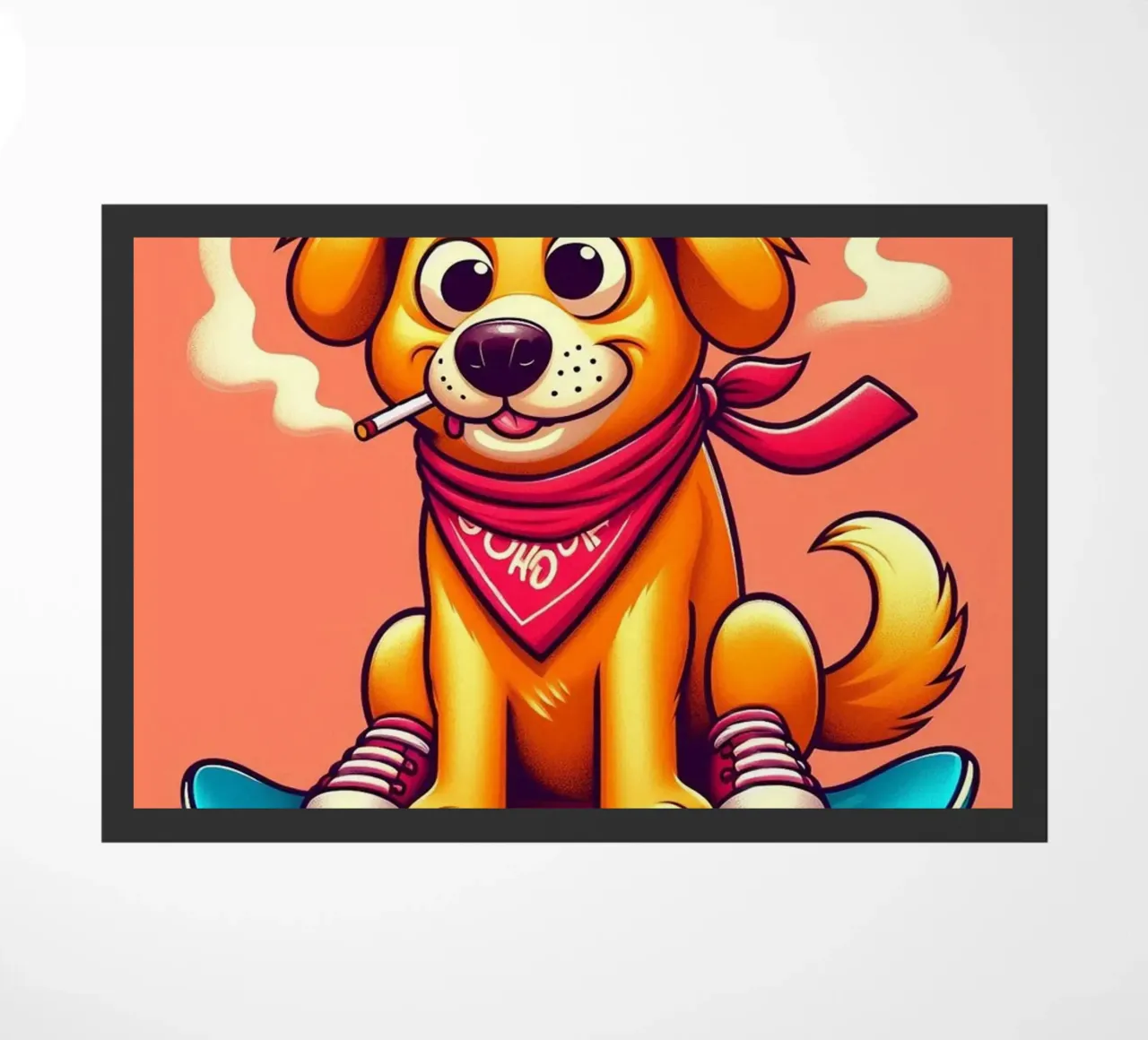 Cane su skateboard zerbino da BenCoStyle