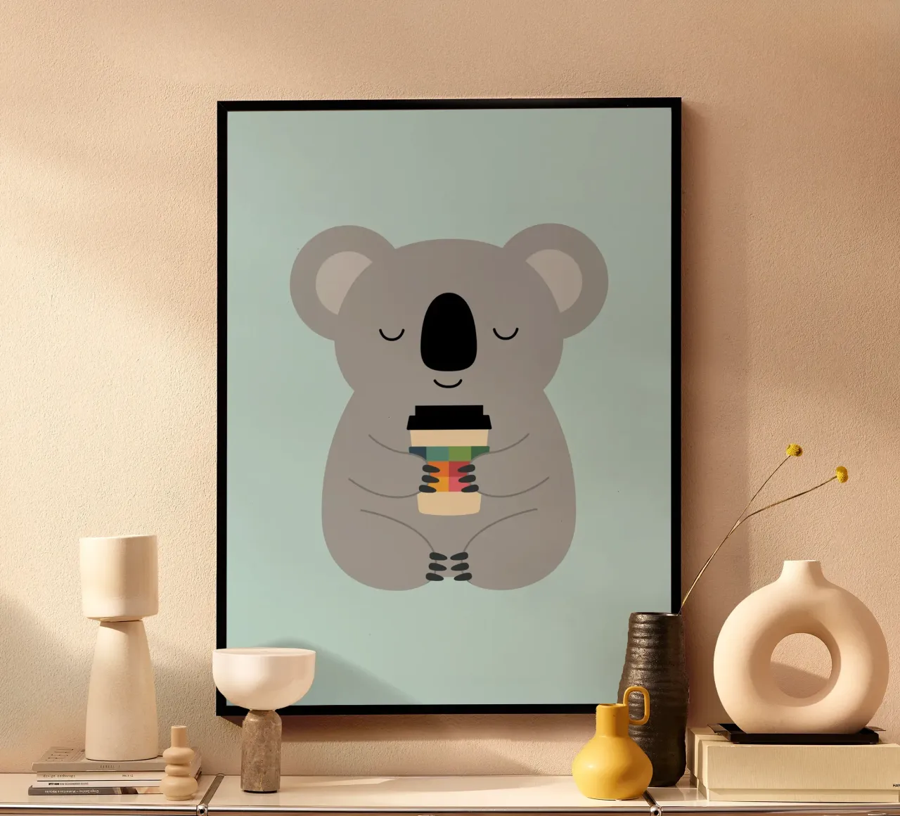 Koala Coffee Time poster da Andy Westface