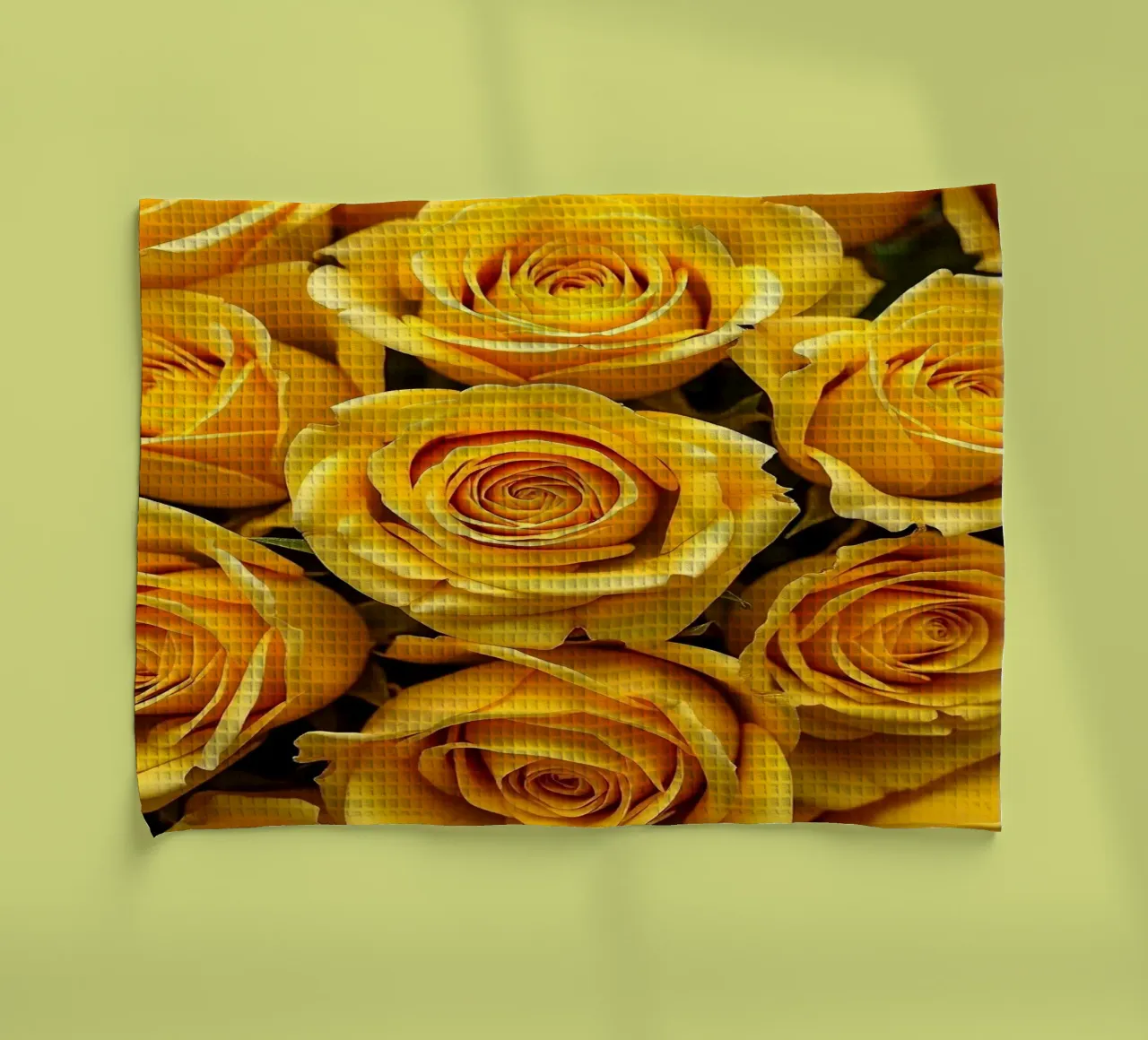 Rose_jaune torchon de Farb- und Blütenzauber by LK