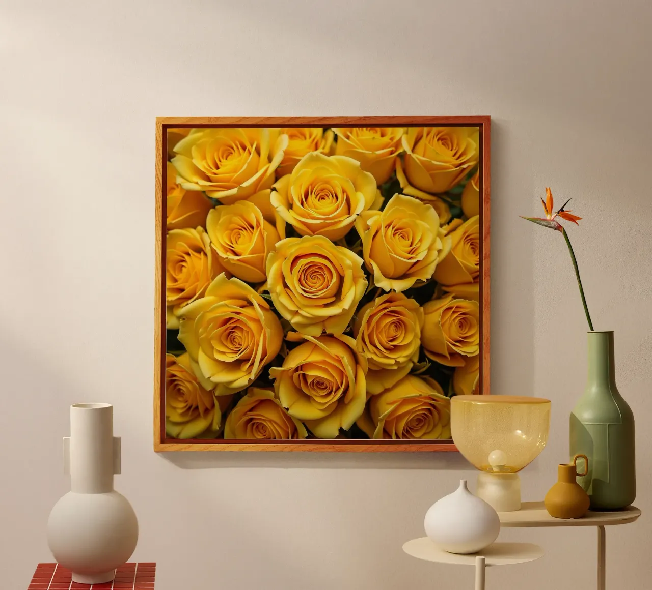 Rose_gialle plexiglass da Farb- und Blütenzauber by LK