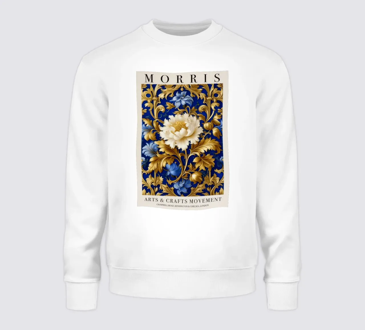 motif complexe de fleurs et de vignes sweat de Ropech Shop