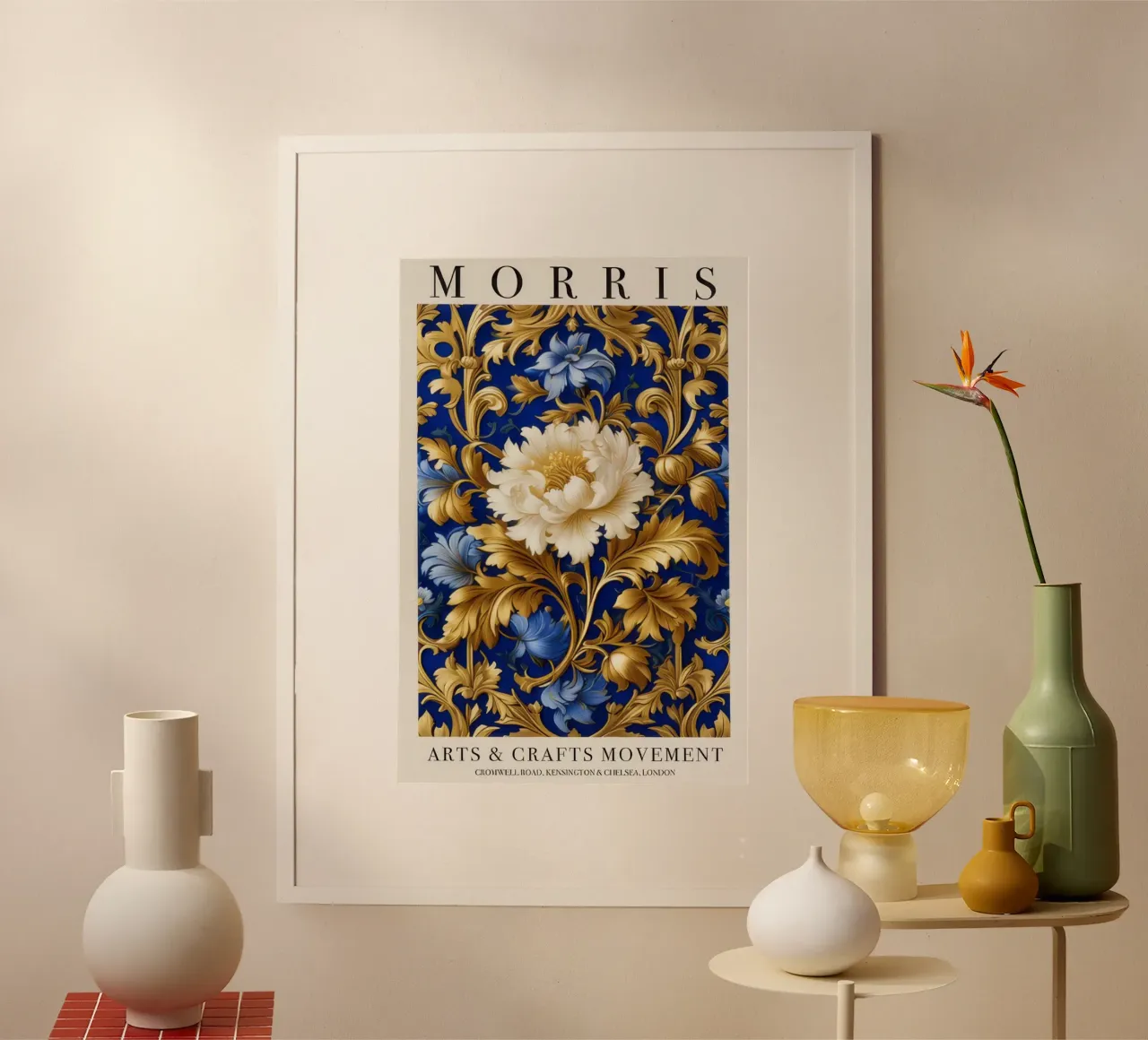motif complexe de fleurs et de vignes hahnemühle de Ropech Shop