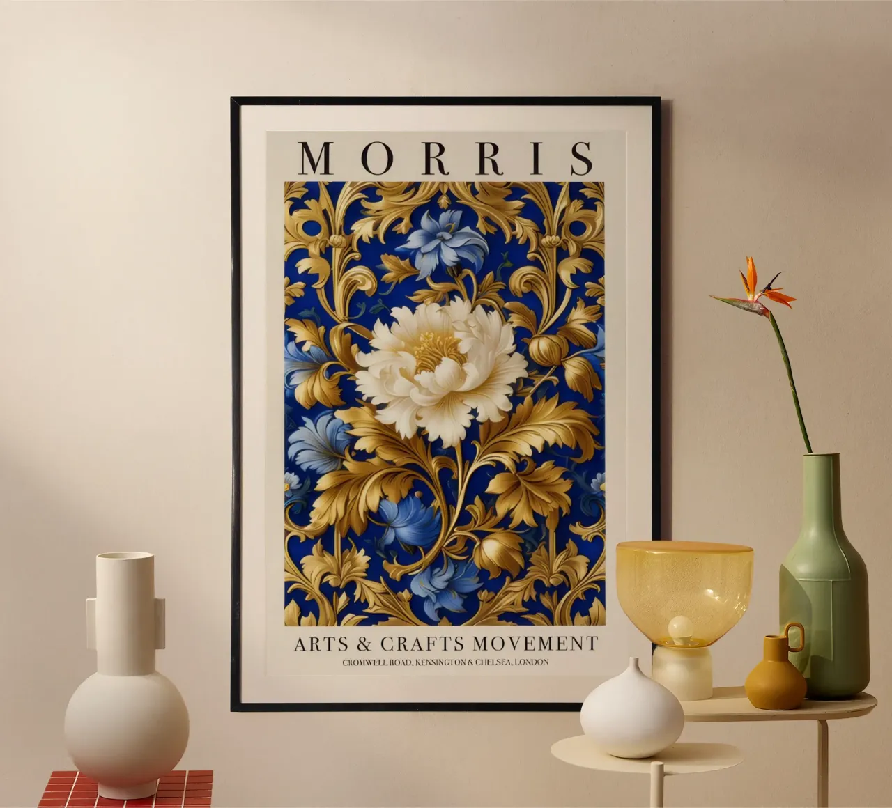 motif complexe de fleurs et de vignes hahnemühle de Ropech Shop