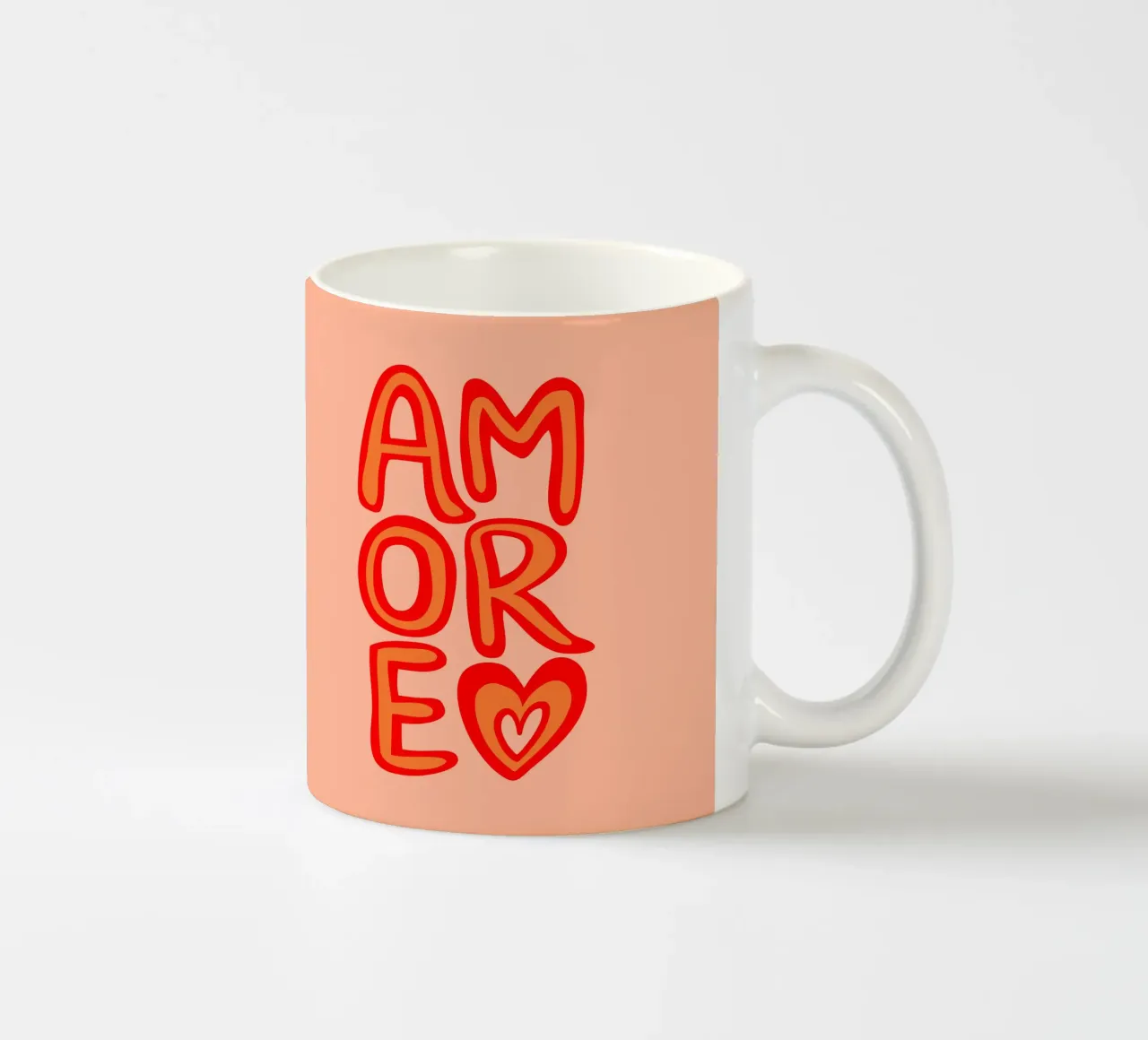 AMORE tazza in ceramica da dericktype