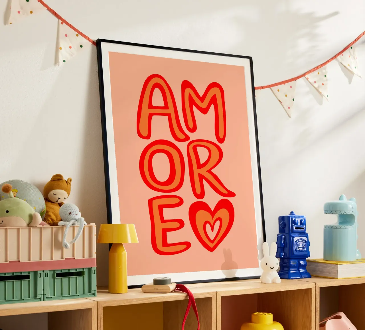 AMORE poster da dericktype