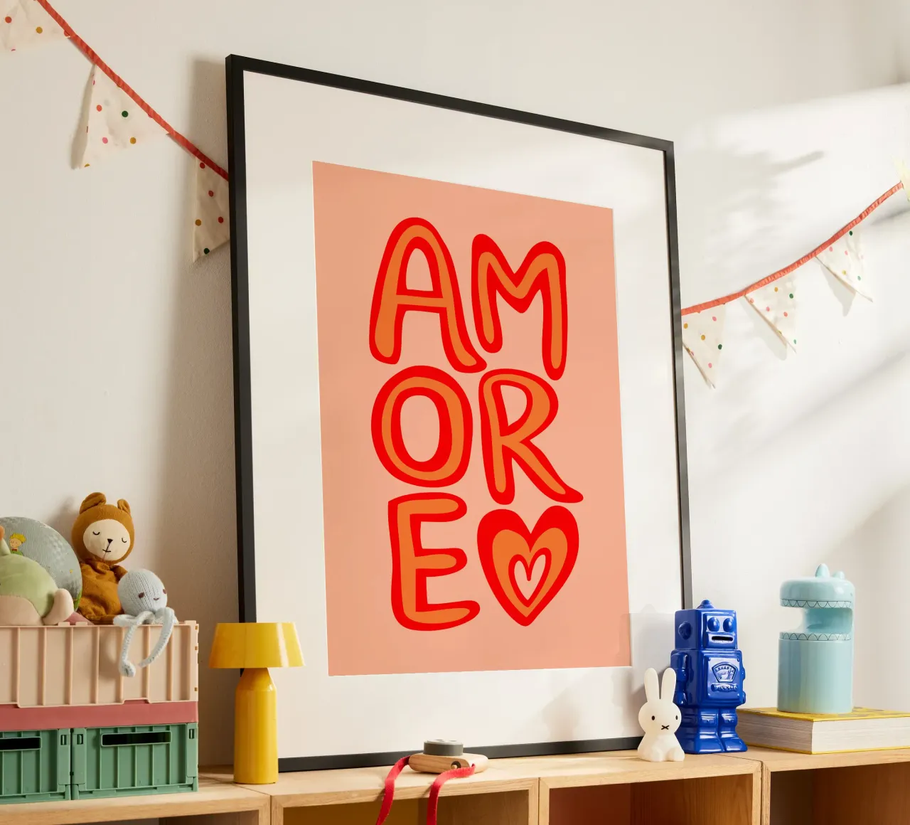 AMORE poster da dericktype
