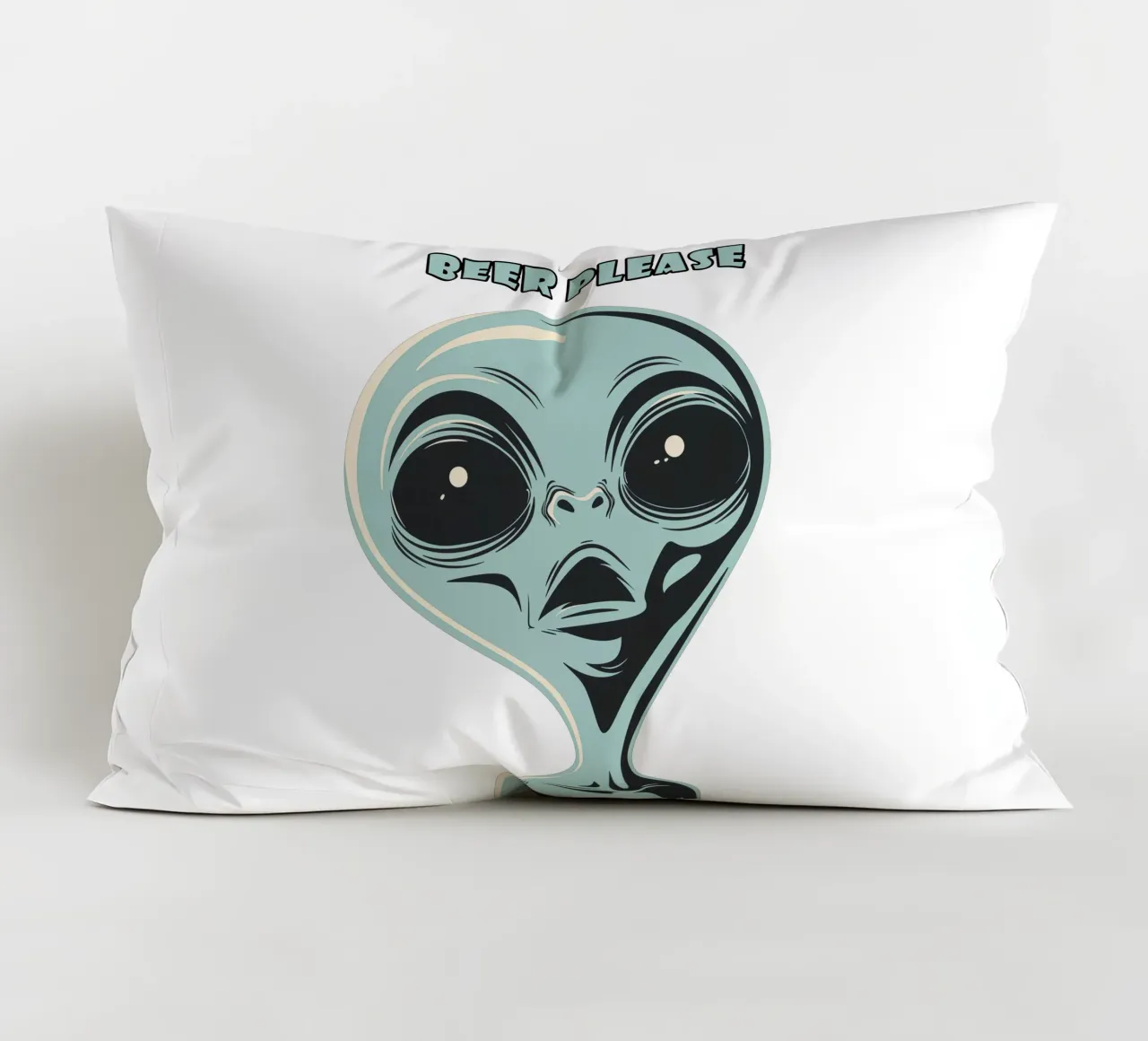 Birra per favore Alien cuscino da Autofocus