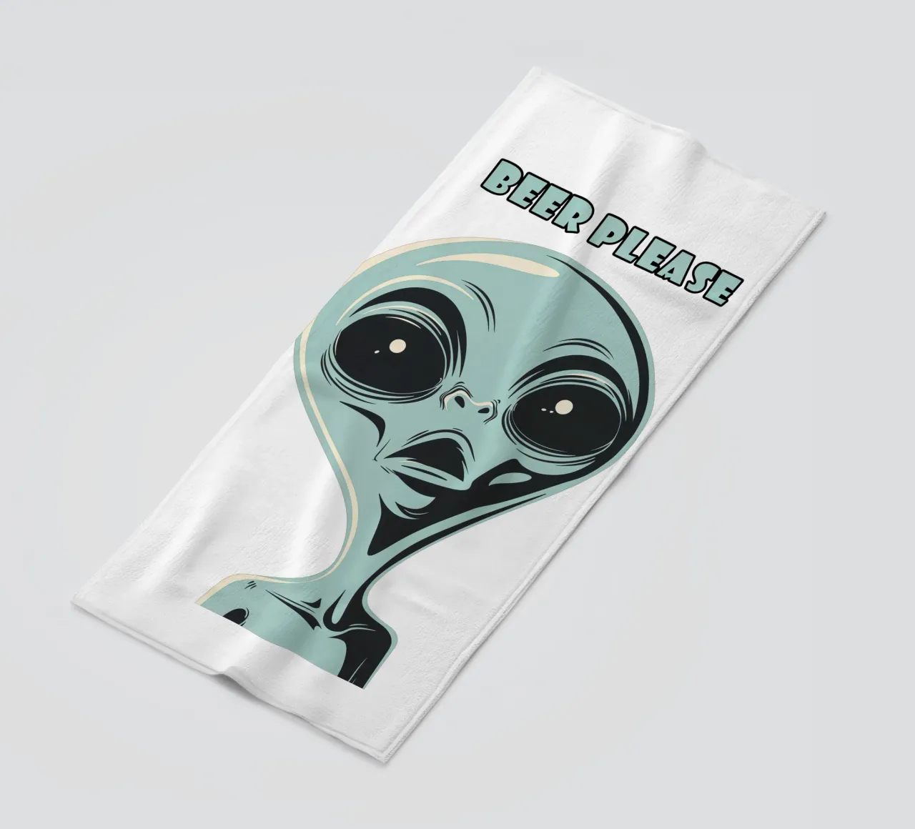 Birra per favore Alien telo mare da Autofocus