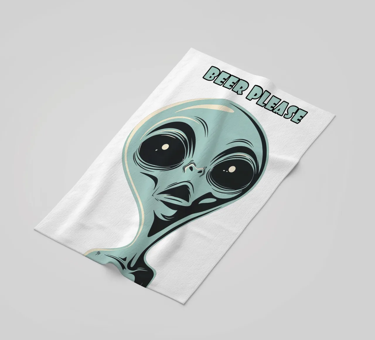 Birra per favore Alien telo mare da Autofocus