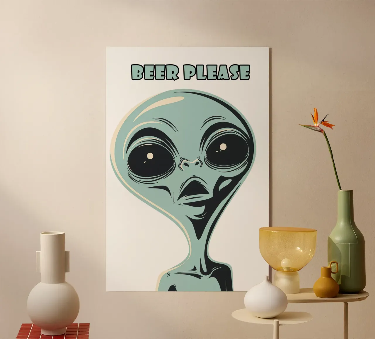 Birra per favore Alien plexiglass da Autofocus