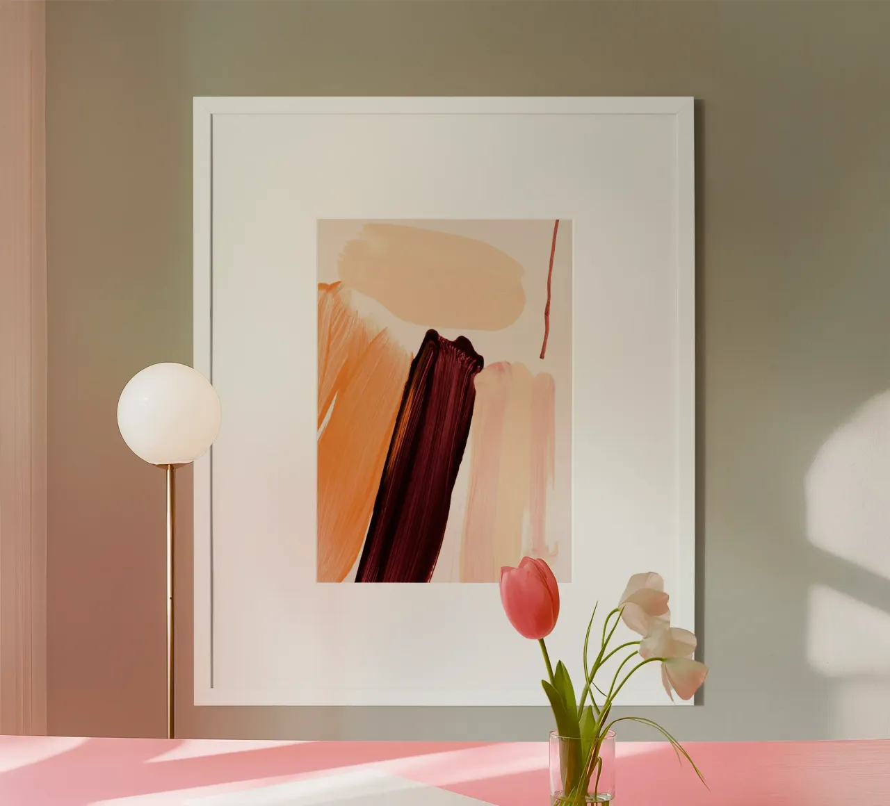 minimalist painting 04 carta hahnemühle da IRIS LEHNHARDT FINE ART