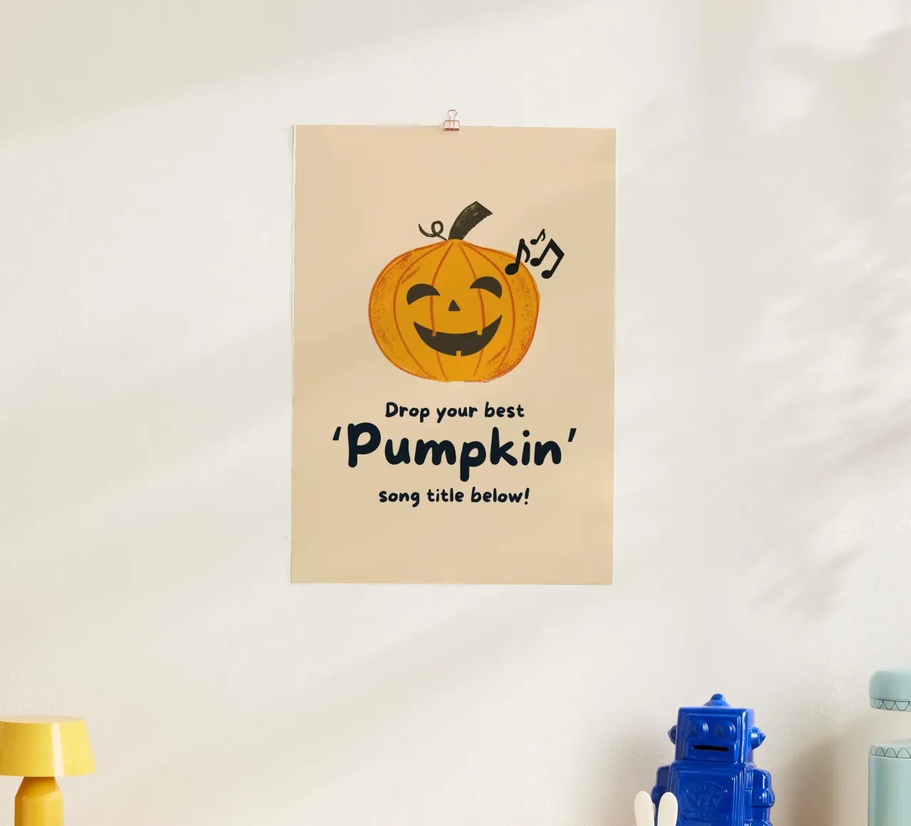 Drop Your Best 'Pumpkin' Song Title Below poster by vintagepod