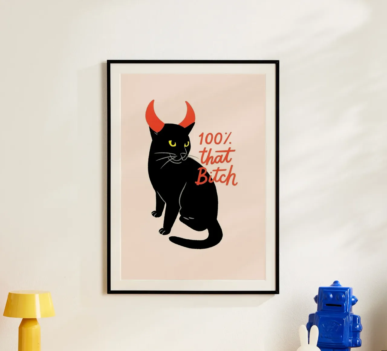 100% Quella puttana, poster di Devil Cat poster da vintagepod