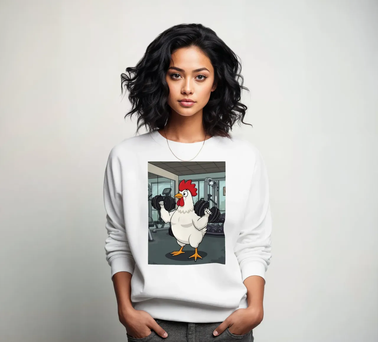 Eggcercise felpa da DesignDoodle