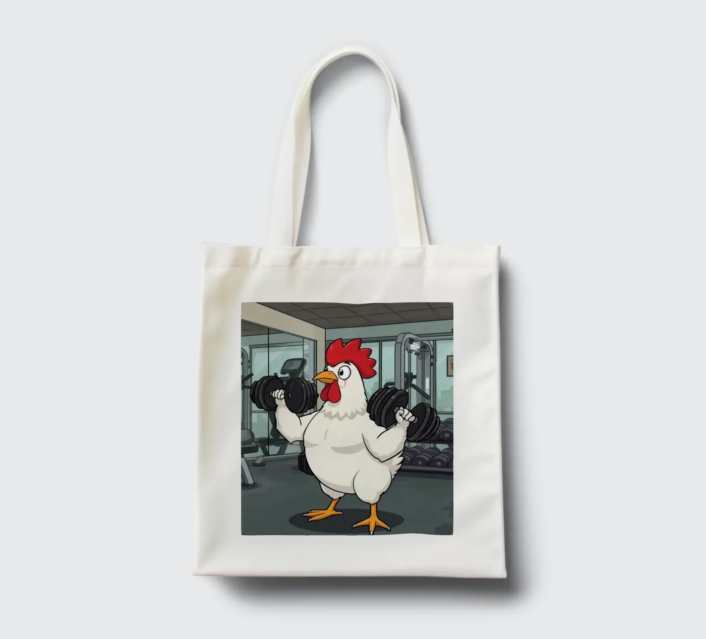 Eggcercise tote bag by DesignDoodle