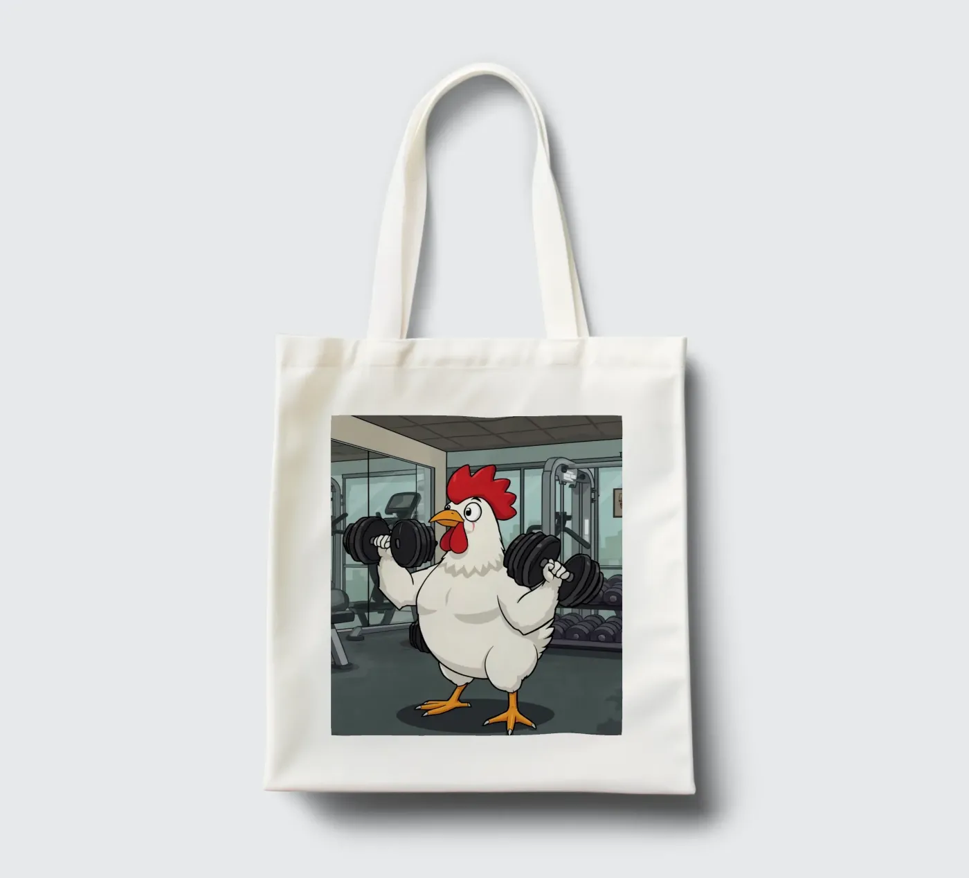 Eggcercise tote bag by DesignDoodle