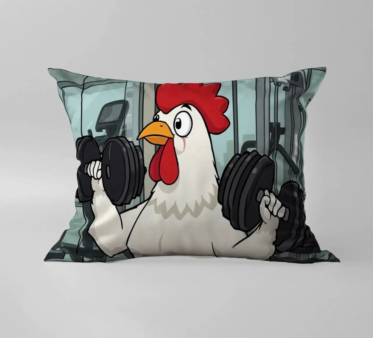 Eggcercise cuscino da DesignDoodle