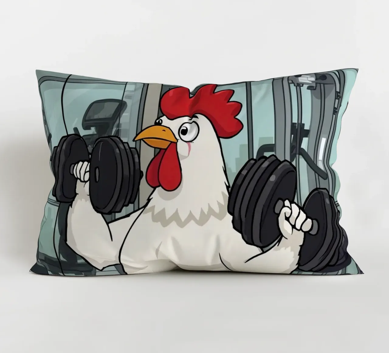 Eggcercise cuscino da DesignDoodle