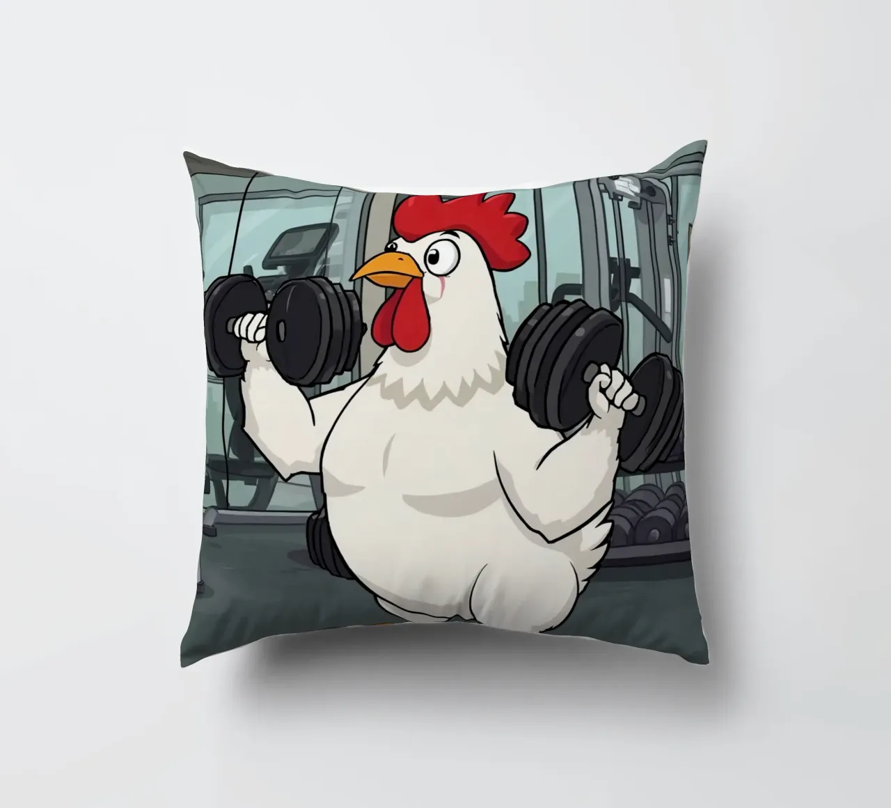 Eggcercise cuscino da DesignDoodle