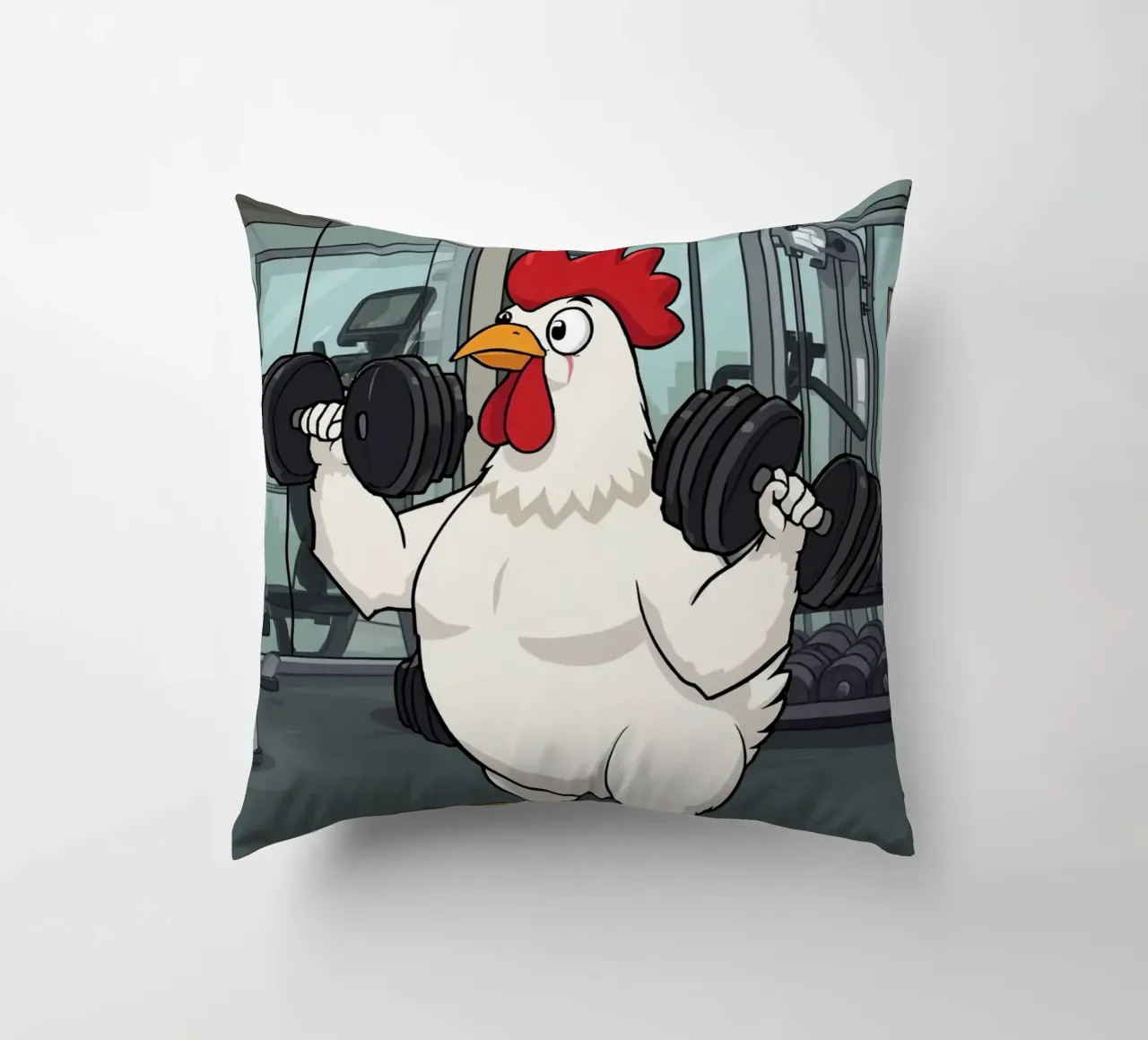 Eggcercise cuscino da DesignDoodle