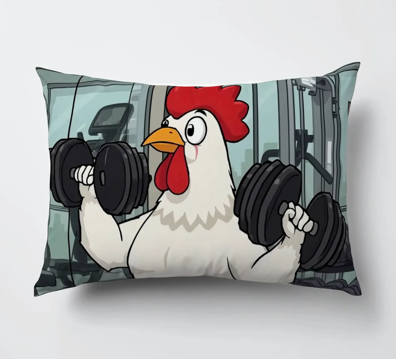 Eggcercise cuscino da DesignDoodle