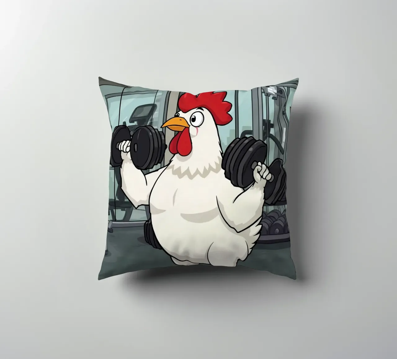 Eggcercise cuscino da DesignDoodle