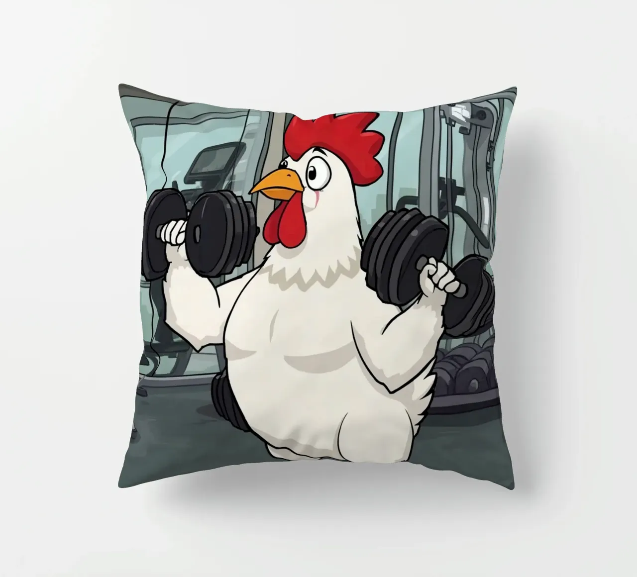 Eggcercise cuscino da DesignDoodle