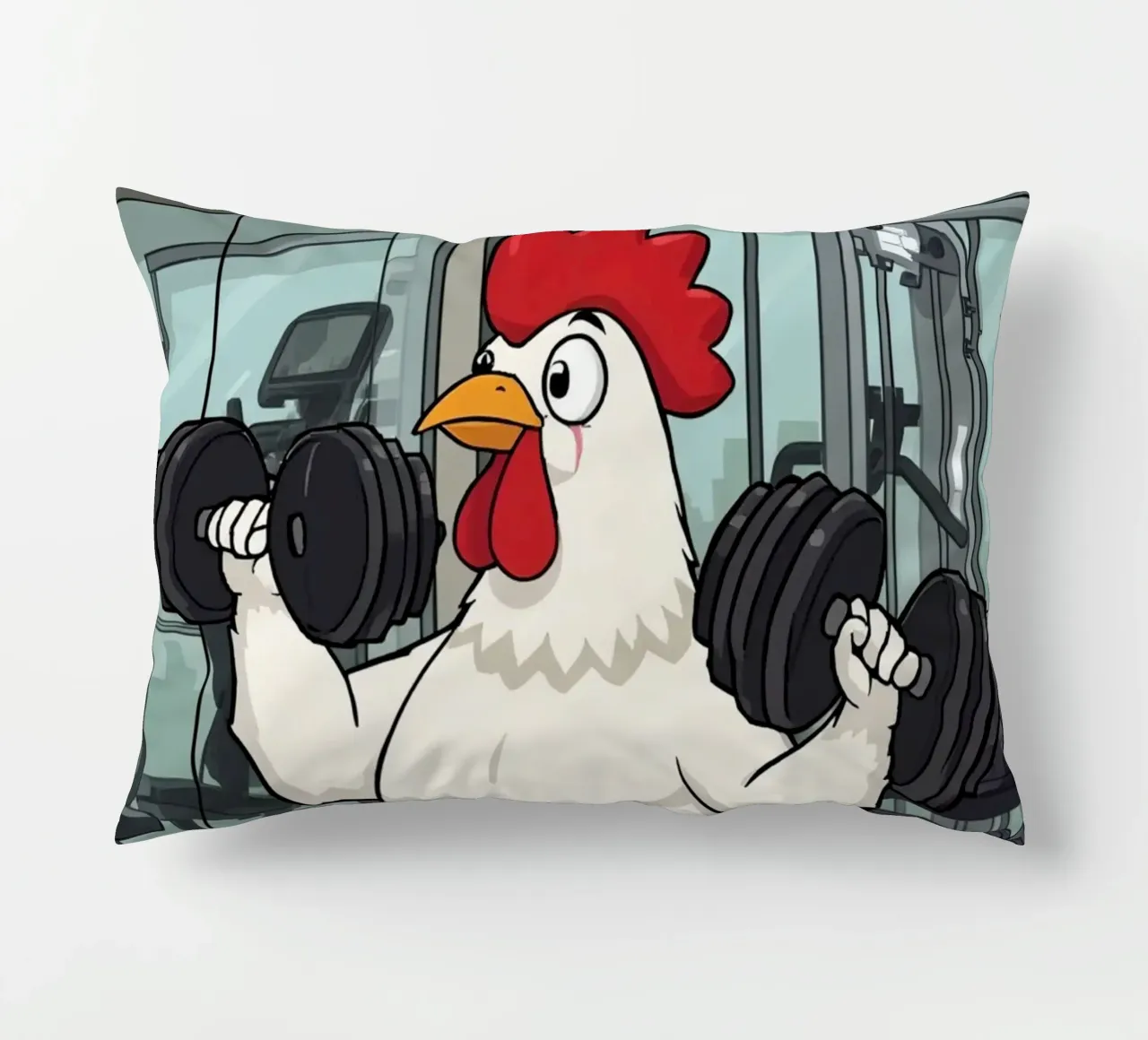 Eggcercise cuscino da DesignDoodle