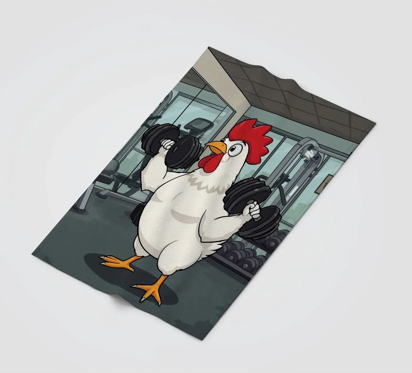 Eggcercise fleece blanket by DesignDoodle