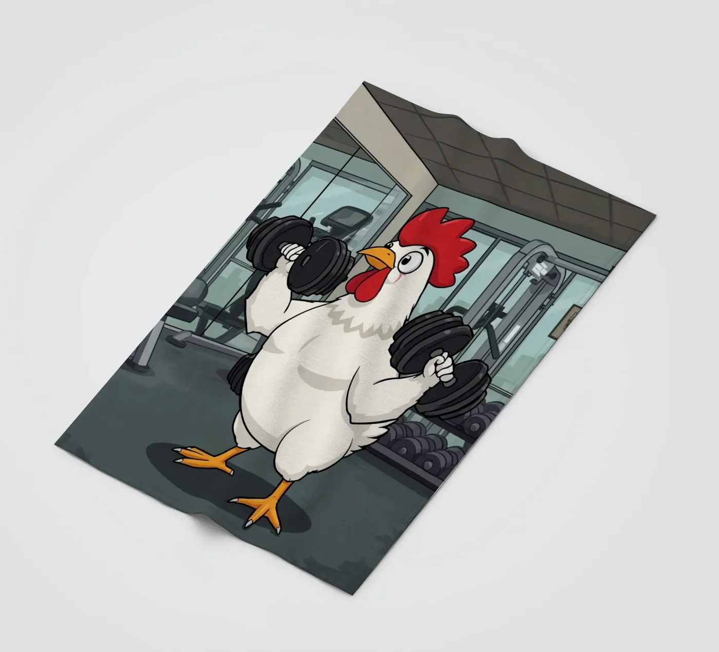 Eggcercise plaid polaire de DesignDoodle