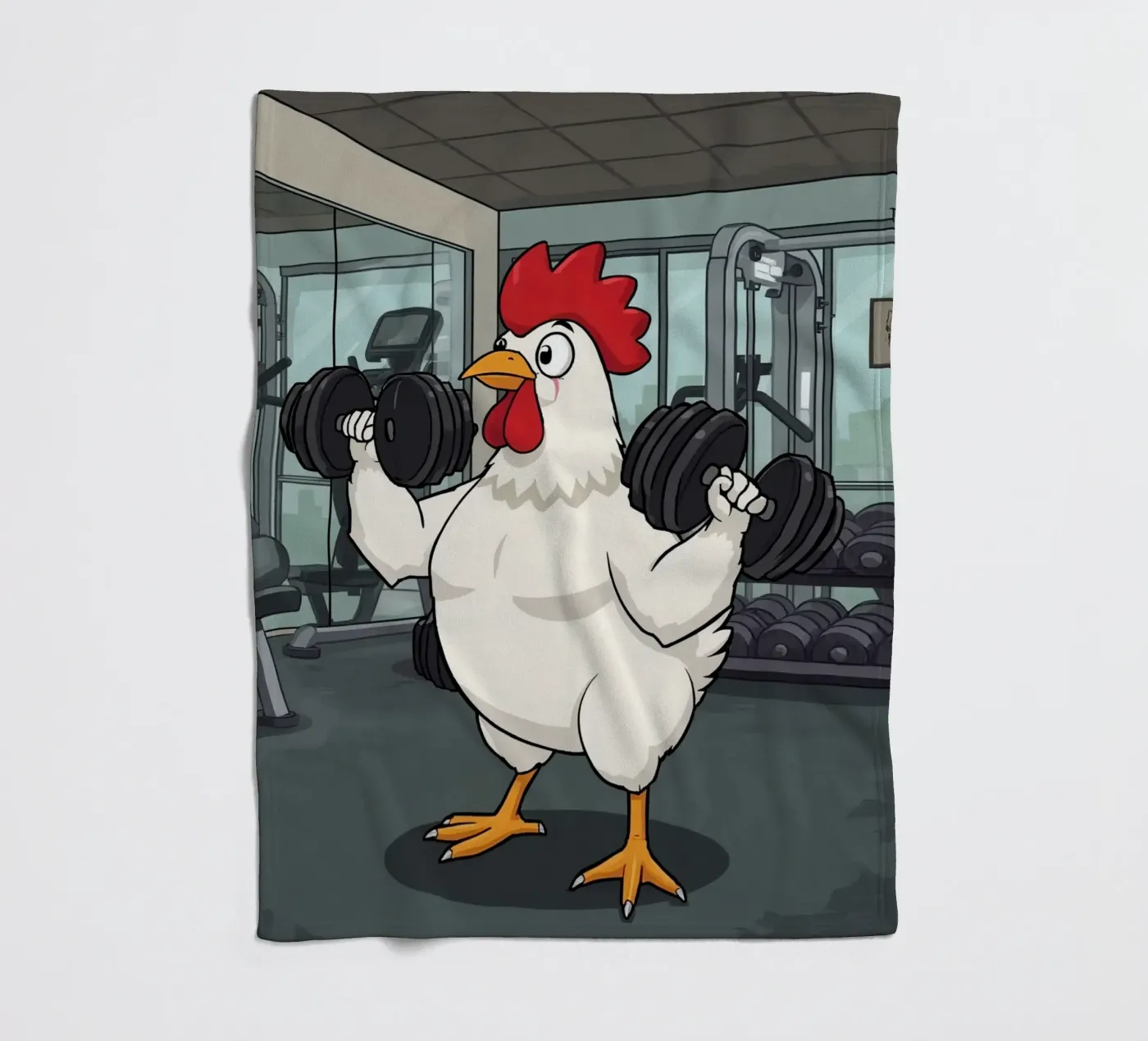 Eggcercise plaid polaire de DesignDoodle